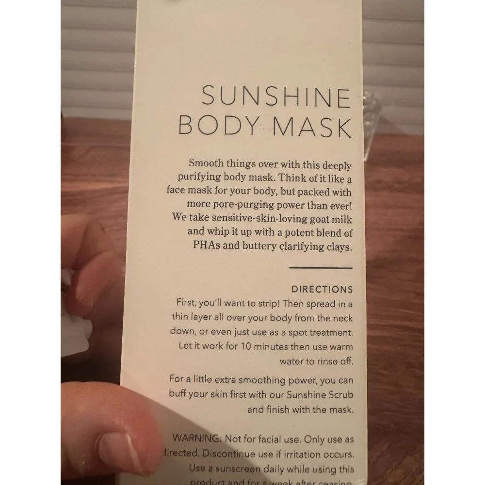 ✨ Brand New Beekman 1802 Sunshine Body Mask‎ ✨